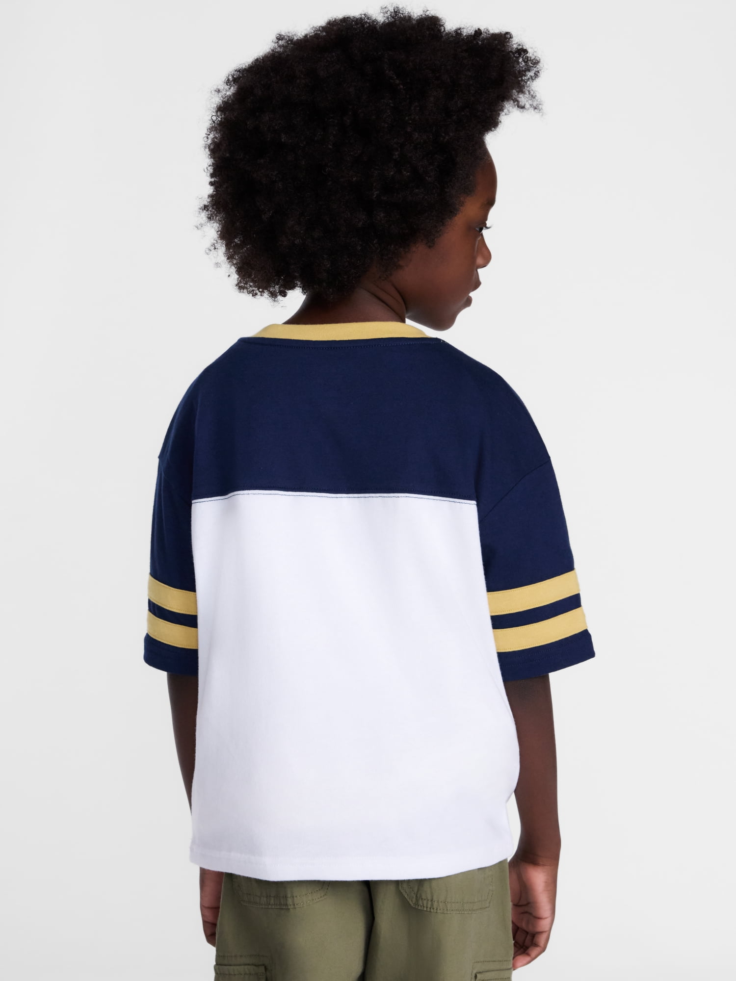 Wonder Nation Boys' Graphic Oversized Jersey Tee with Short Sleeves, Sizes 4-18 & Husky