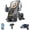 Gray, variant on Smart 2-in-1 Car Rotating Mobile Phone Holder & Wireless Charger,2026 New Cool Car Wireless Fast Charging Holder,Motorized 90° Rotating Auto-Clamping Secure Car Mount Charger for Smartphones (Black)