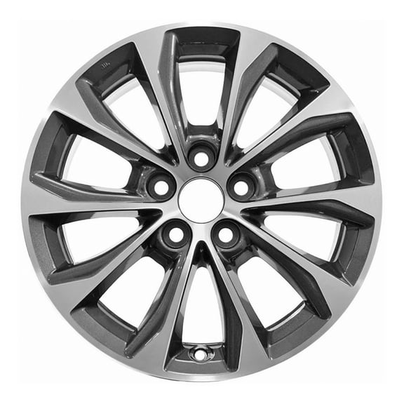 Remanufactured Machined and Painted Charcoal Aluminum Wheel 17 x 7 fits 2016-2018 Toyota Avalon