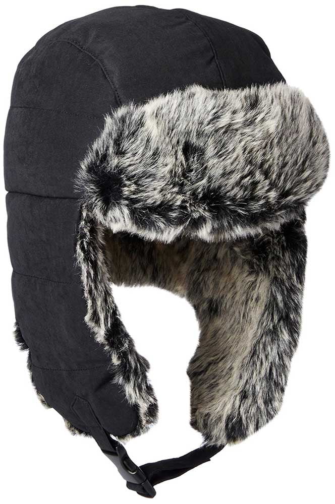 Dockers Men Brushed Nylon Trapper Hat 