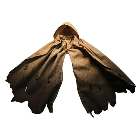 1:12 Figura de acción Ropa de muñeca Ropa de muñeca Capa con sombrero Accesorios de figura de moda para figuras de acción femenina masculina de 6 Amarillo