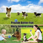 Qishi Interactive Dog Toy – Treat Dispenser & Dental Cleaning Chew Toy for Puppies and Small Dogs-Blue