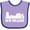 Lavender and Purple, variant on Inktastic New Orleans Skyline Grunge Boys or Girls Baby Bib
