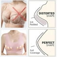 thumbnail image 4 of Blczomt Women's Bras Nursing No Wire Comfy Pink Push Up Bras, 4 of 7