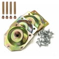 thumbnail image 1 of CUITING Sofa Legs Mounting Bracket Set With Screws Furniture Hardware Corner Brackets, 1 of 12