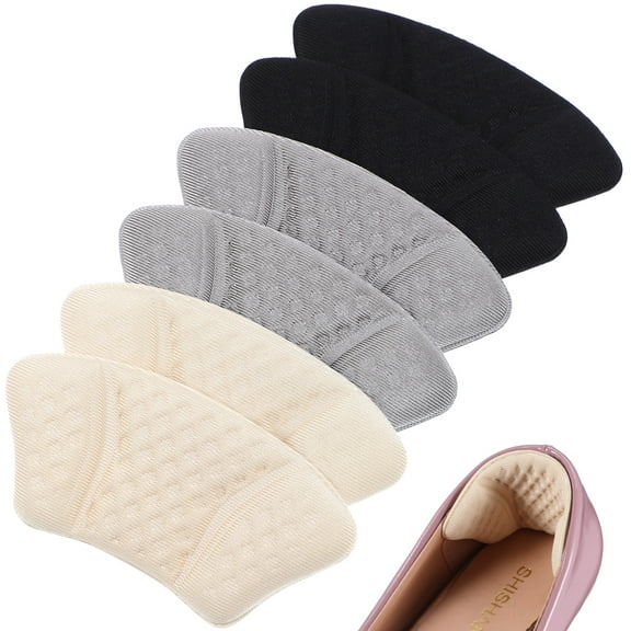 LEXSOMEO 6 Pairs Heel Pads Heel Grips Shoe Heel Pad Heel Cushion Heel Protectors Shoe Pads Inserts Heel Grips For Shoes Too Big