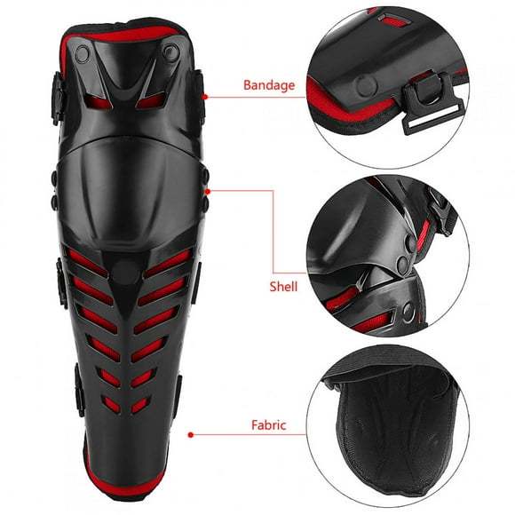 Pair of Motorcycle Racing Motocross Knee Pads Guards Protector Protective Gear Black Tactical Knee