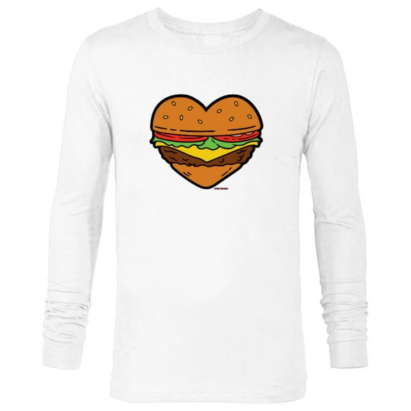 Bob’s Burgers Ketchup and Mustard Heart - Long Sleeve T-Shirt for Men - Customized-White