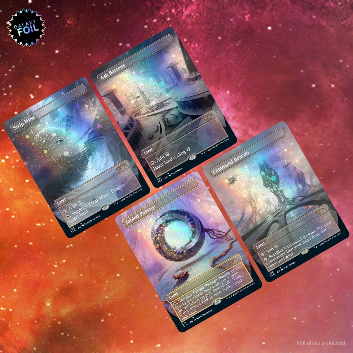 Magic: The Gathering TCG - Secret Lair Drop Series - Totally Spaced Out  Galaxy - Foil [Card Game, 2 Players] - Walmart.com