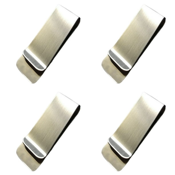 Inteprter Clip para dinero, portátil, de cobre inoxidable, multifuncional, creativo, diseño único, abrazadera para efectivo a prueba de herrumbre, Almacenamiento y organización del hogar No. 4 Inteprter HA027736-04
