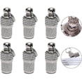 thumbnail image 1 of 6pcs Nickel Plated Iron Cat Id Dog Collar Tag With Paper Address Tag,dog Pendant Anti-lost Cat Id,silver, 1 of 2