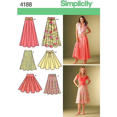 Simplicity Pattern Misses Skirts Pattern, 1 Each - Walmart.com ...