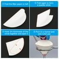 thumbnail image 5 of Uxcell 300Pcs 9cm Qualitative Filter Paper Circles, Slow Speed Round Laboratory Filter Paper, 5 of 6
