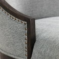 thumbnail image 6 of Bowery Hill Contemporary Accent Chair in Light Denim and Ebony, 6 of 6