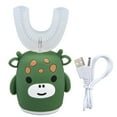 thumbnail image 1 of Cepillo de dientes eléctrico en forma de U recargable para niños de dibujos animados, 1 of 10