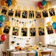 thumbnail image 1 of Kit de Decoración para Fiesta de Graduación con Arco de Guirnalda "Class Of" en dorado, negro, multicolor, impermeable, para uso en interiores y exteriores, 3 m, fácil instalación, 1 of 6