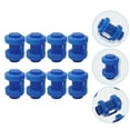 thumbnail image 2 of Blue ABS Trampoline Enclosure Pole Caps for Protection Use 8 Pieces Large Size, 2 of 9
