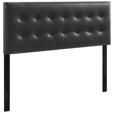 Ergode Emily King Upholstered Vinyl Headboard - Black