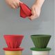 thumbnail image 2 of Juego de filtros de café de silicona reutilizables Taza de filtro de goteo de café Embudo de café de cocina plegable para exteriores Ac, 2 of 5