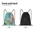 thumbnail image 5 of Bingfone Cartoon Map Of Europe Drawstrings Backpacks Bags For Men Women Gym Drawstrings Bag, 5 of 9