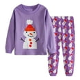 thumbnail image 3 of Little Boys Girls Christmas Pajamas Set Cute Casual Prints Long Sleeve Sets Toddler Boys Pjs Kids Sleepwear Sets, 3 of 3