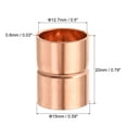 thumbnail image 2 of Uxcell Copper Pipe, Coupling, Straight, Connecting Adapter for Plumbing 12.7mm, 2 of 5