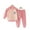 Pink Goose, variant on Boys Girls Fleece Thermal Underwear 2Pcs Outfit for Baby Newborn Plush Cardigan Thermal Pjs+Pants Long Johns Toddler Warm Sleep Outfit Autumn Winter 3 Months-24 Months