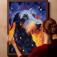 thumbnail image 6 of Scottish Deerhound Dog Canvas Starry Night Van Gogh Canvas for Living Room Oil Painting Artwork Landscape Canvas Artwok for Living Room Bedroom Home Decorations Wall Decor Large, 6 of 6