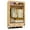 Light Brown, variant on BAOKALER Portable Closet Organizers and Storage with Cover and 3 Storage Boxes, Hanging Wardrobe Sheves Clothes Organizers for Home Bedroom, Deep Coffee