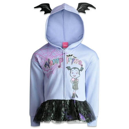 

Disney Vampirina Toddler Girls French Terry Zip-Up Costume Hoodie Purple 3T