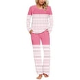 thumbnail image 2 of Rbaofujie Pyjamas pour Femmes Ensemble Dégradé Imprimé Haut Décontracté Pantalon Ensemble de Pyjama Nuisettes pour Femmes, 2 of 6