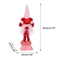 thumbnail image 2 of Valentines Day Gnome Plush Elf Decorations - Mr and Mrs Handmake Scandinavian Tomte for Valentine's Day Table Ornament, Valentine's Present, 2 of 8