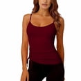 thumbnail image 5 of Women's Plus Size Sleeveless Tank Top Yoga Gym Camisole Summer Vacation, 5 of 9