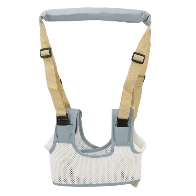 Arnés para caminar para bebés, desmontable, 3D, transpirable, ayuda para caminar para bebés pequeños, color azul lago