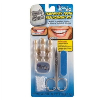 Instant Smile Emergency Temporary Tooth Replacement Kit -Dark