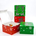 thumbnail image 4 of Cajas de galletas con ventana transparente Cajas de regalo de panadería para galletas, cupcakes, golosinas, comida Contenedores de cartón para pasteles, 4 of 4