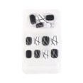 thumbnail image 1 of ziyahi False Nail Wearable Perfect Matching Simple to Wear No Irritating Odor Fake Fingernail Breathable Press Type Adjustable Paster Type 16 Type 14 F741 1Set, 1 of 6