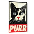 thumbnail image 2 of Epic Art 'Purr Propaganda' by Rachel Caldwell, Acrylic Glass Wall Art, 16"x24", 2 of 3