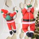 thumbnail image 2 of Enorme escalera de cuerda de escalada de Papá Noel de Navidad, decoración de árbol de Navidad, inflado al aire libre, colgante de muñeca de Papá Noel（Climbing Ladder 40cm, 2 of 5