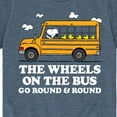 thumbnail image 3 of Peanuts - Snoopy and Woodstock - Wheels on the Bus - Back to School - Toddler And Youth Short Sleeve Graphic T-Shirt, 3 of 6