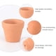 thumbnail image 3 of EeaseMX 12 macetas pequeñas de terracota de 3 x 3 cm, de cerámica, para cactus, suculentas, ideales para manualidades y recuerdos de boda., 3 of 8