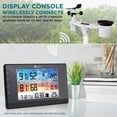 thumbnail image 2 of Logia 5-in-1 Wifi Weather Station with LED Display and Solar, 5-Function Indoor/Outdoor, 2 of 8