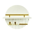 thumbnail image 1 of veasfak Key Holder Wall Mount Multifunctional Wall Shelf for Office Hallway Entryway Style E, 1 of 9
