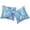 Blue Bricks, variant on Outdoor Pillows with Insert 18x18 Inch, Waterproof Throw Pillow for Patio Furniture, Decorative Back Cushion for Garden Home Sofa Office Chair, Set of 2