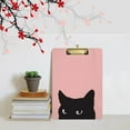 thumbnail image 5 of FMSHPON Kawaii Cat Pink Clipboard Hardboard Wood Nursing Clip Board and Pull for Standard A4 Letter 13x9 inches, 5 of 5