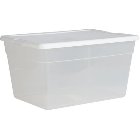 56 Quart Clear Storage Tote - Walmart.com