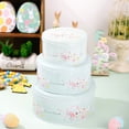 thumbnail image 4 of ERK Easter Decor 3pcs Easter Themed Metal Craft Candy Storage With Decorative Lid For Holiday And Organization, 4 of 6