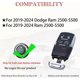 thumbnail image 2 of MechanMagic Smart Key Fob Replacement for Dodge Ram 2500 3500 4500 5500 2019 2020 2021 2022 2023 2024 Keyless Entry Remote, 2 of 4