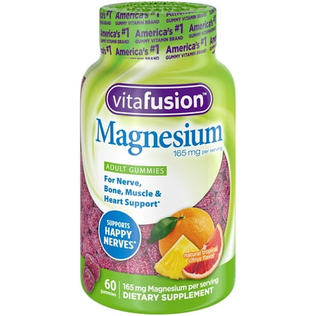 Vitafusion Magnesium Gummy Supplement, 60ct (Best Magnesium For Stress)