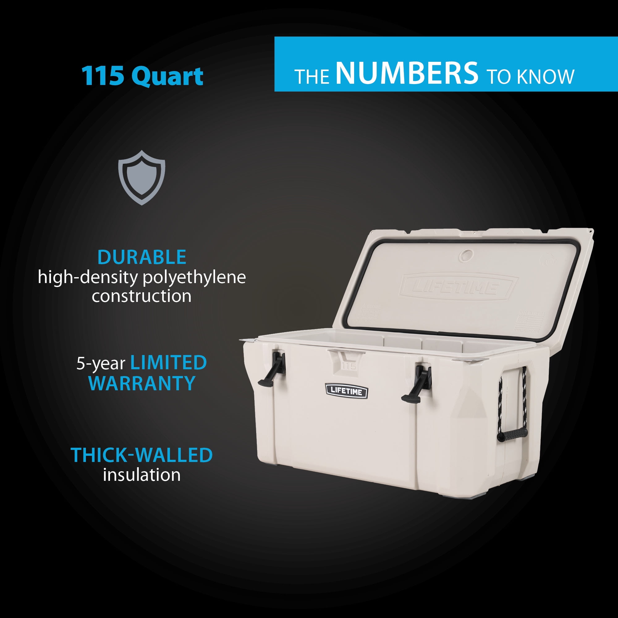 Lifetime 115 Quart High Performance Cooler (91108) - 1